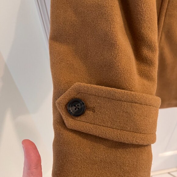 Lands’ End Women’s Wool-blend Double Breasted Coat – Camel Color, Size 20W, NWOT - Picture 6 of 10